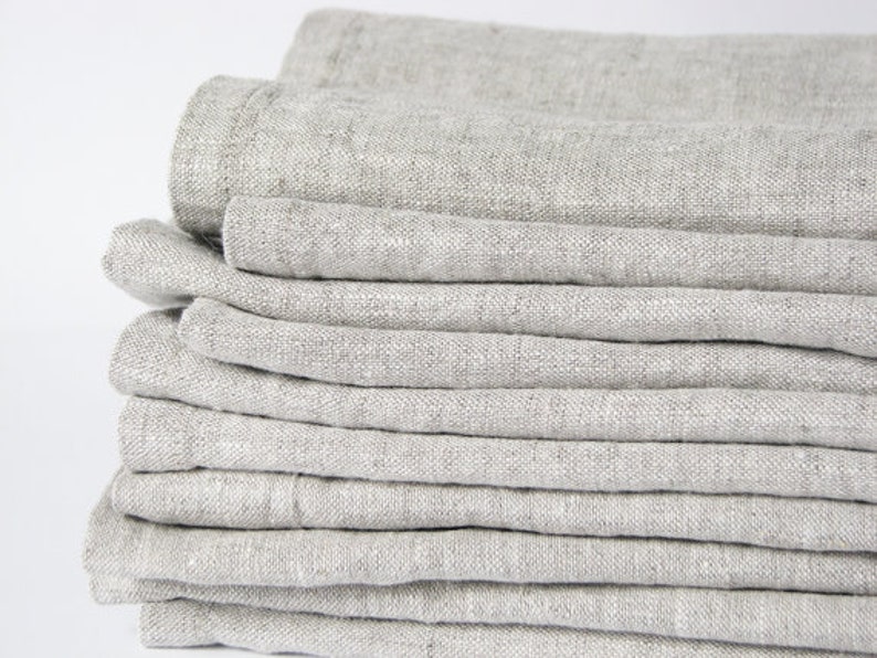 chic style napkins occasion table serving napkins Natural linen napkins soft napkins washed napkins custom quantity custom colors