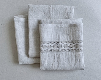 Linen towels- linen tea towels- set of 3- kitchen towels- dishcloths- kitchen towels