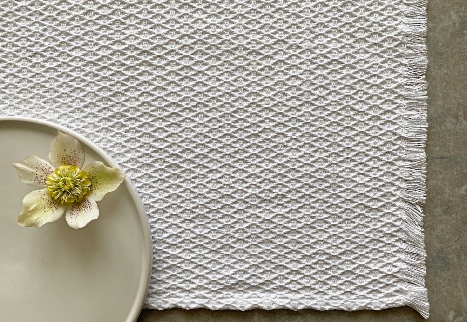 Linen Placemats Textured Linen Placemats Set of 2 Washed Etsy