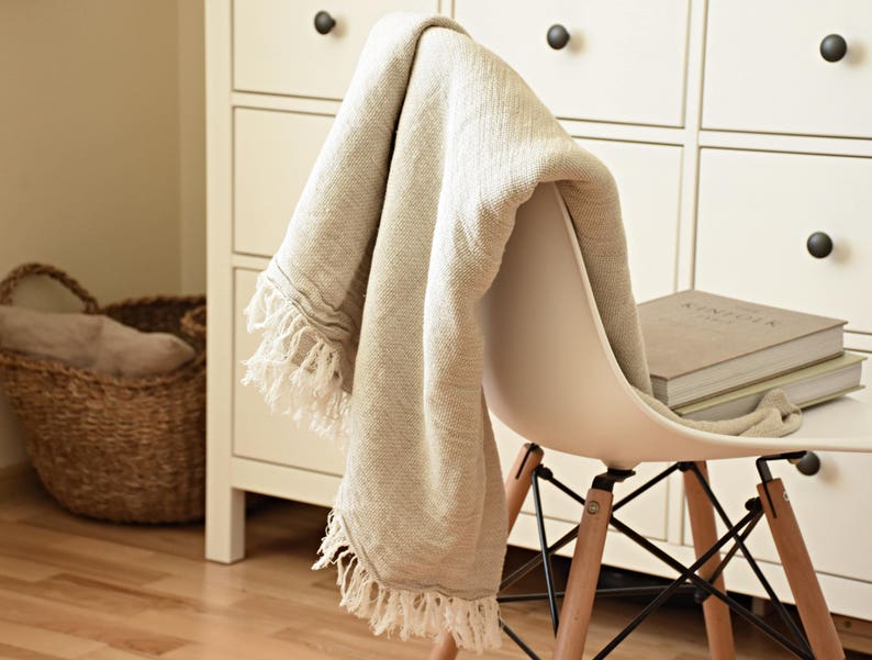 Linen Blanket throw Blanket Light Weight Summer Duvet Etsy