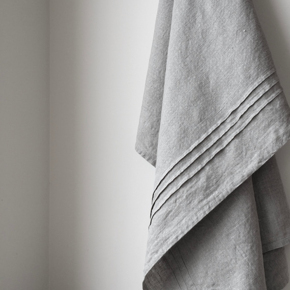 Linen bath towel- large sauna/ spa towel- natural color linen towel- eco friendly linen- bathroom favors- gift