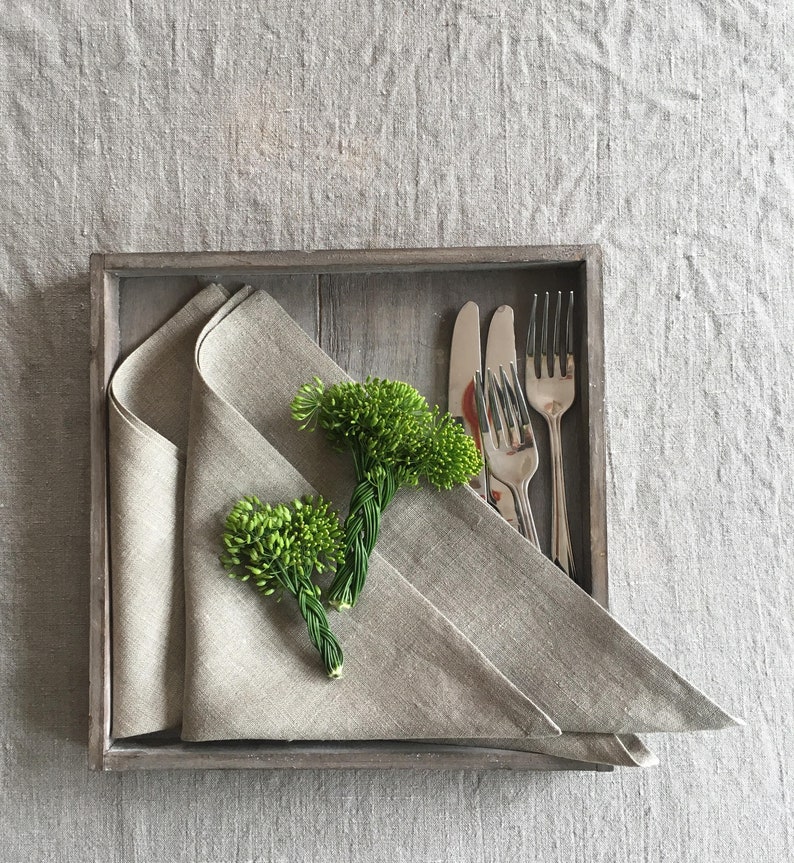 Natural Linen Napkin easter Napkins Set Occasion Etsy Ireland