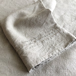 Linen bath towel- large sauna/ spa towel- natural color linen towel- eco friendly linen- bathroom favors- gift image 5