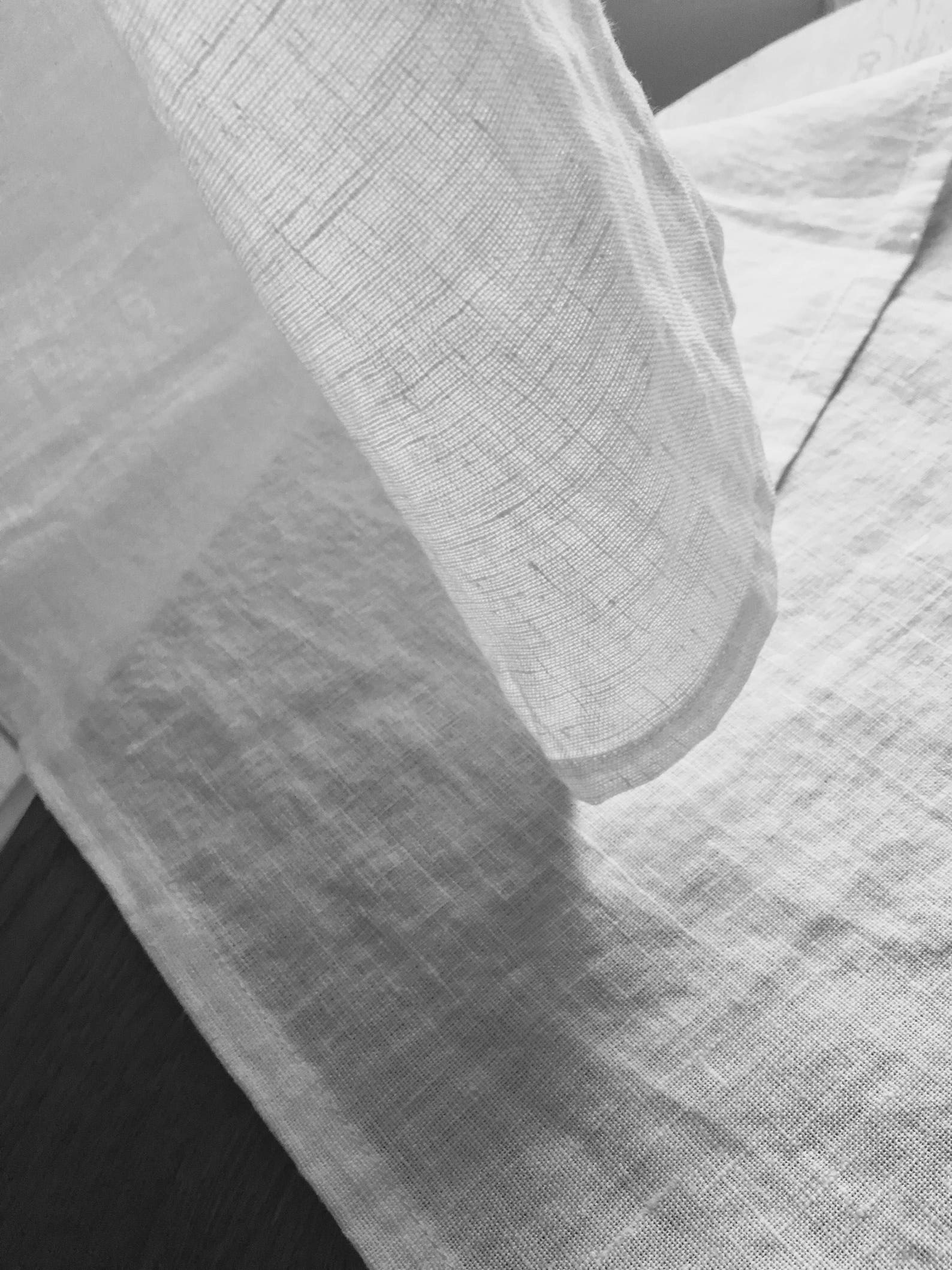 Plain White Linen Table Runner Handmade Rustic Home Decor Etsy