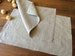 Natural linen placemat set of 2- washed linen placemat- dining table serving- kitchen favor- rustic linen - each day home and living favor 