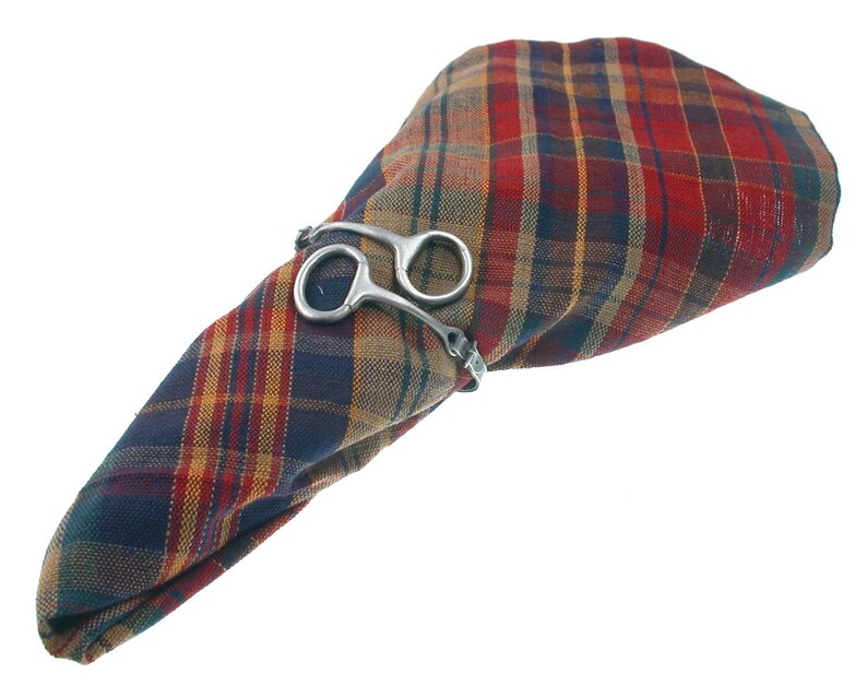 Snaffle Bit & Buckle Pewter Napkin Rings 4 Made in Canada Etsy