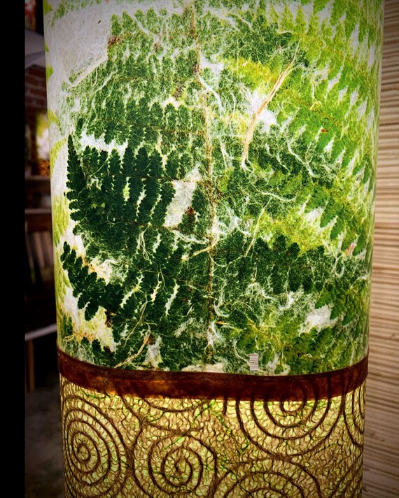 Tall sales green lamp