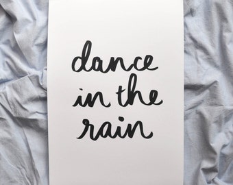 Dance In The Rain Print