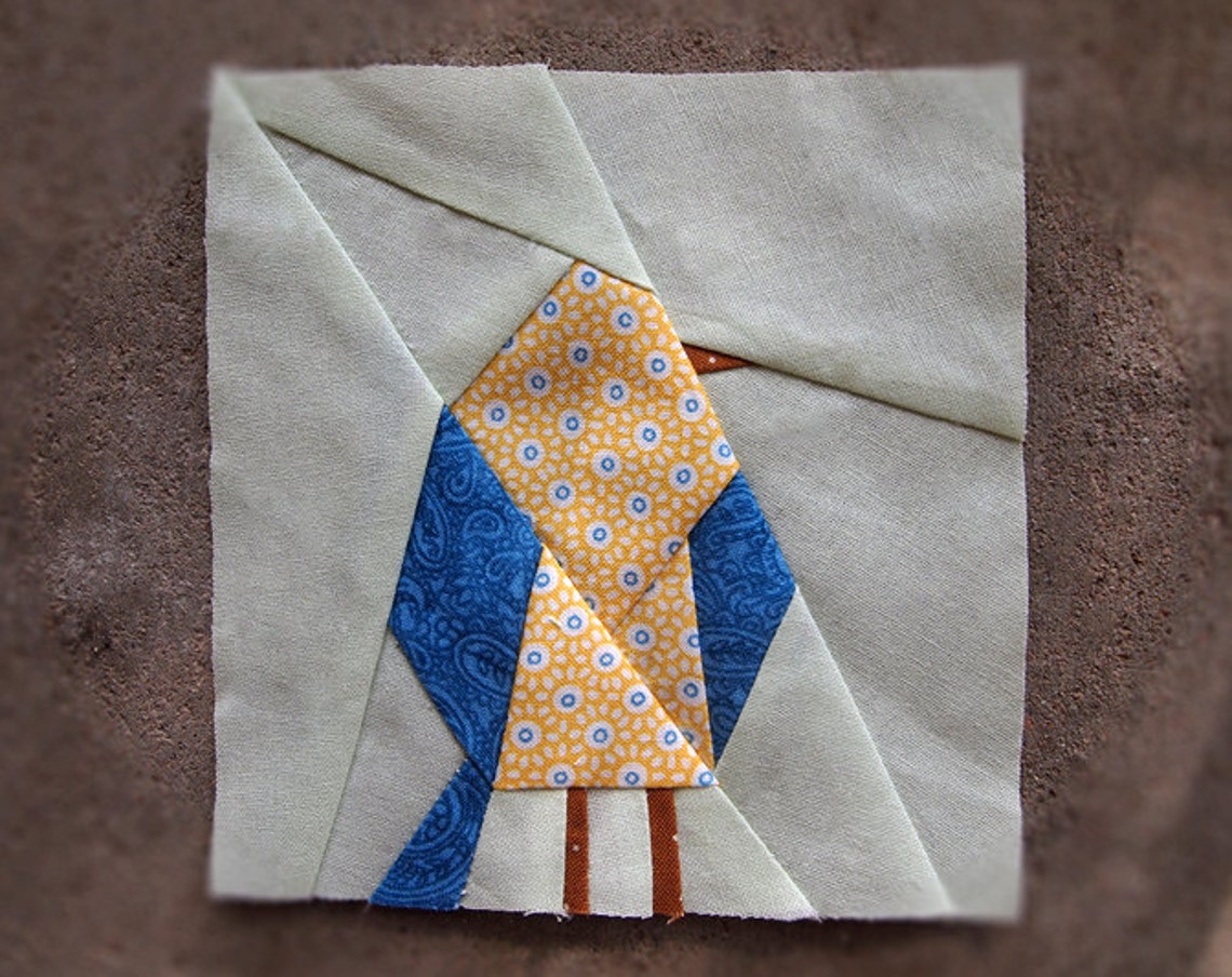 Bird 3 Paper Pieced Quilt Pattern in PDF - Etsy