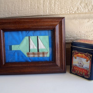 Ship in a Bottle pieced quilt pattern in PDF image 3