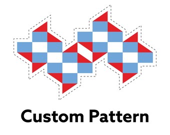 Custom Paper Piecing Quilt Block Pattern Design