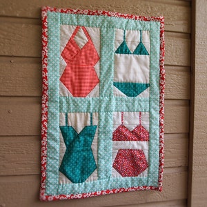 Swimsuit Collection Paper Pieced Quilt Pattern in PDF - Etsy