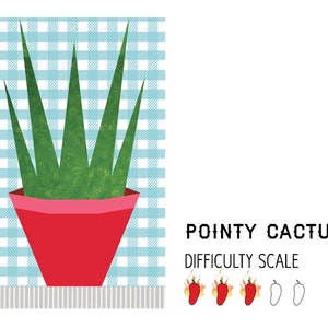 Modello di trapunta con pezzi di carta Aloe Vera in PDF
