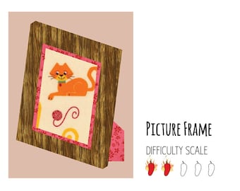 Picture Frame paper pieced quilt pattern in PDF