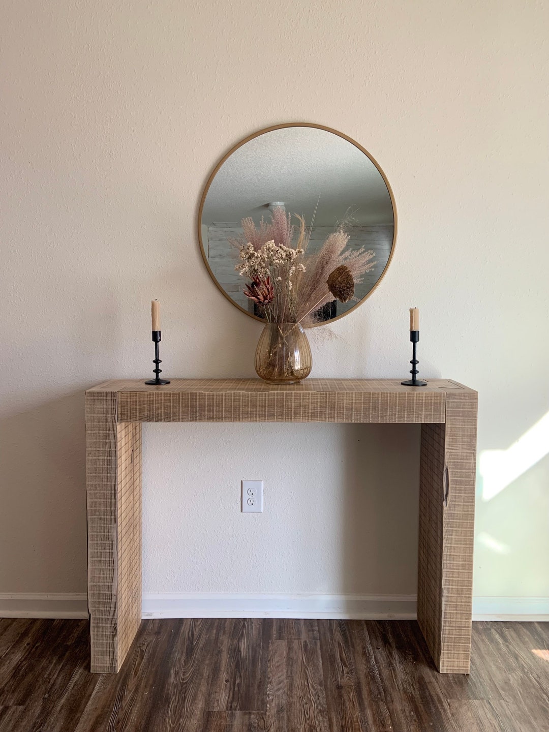 Rustic Cypress Console/entryway Table Etsy