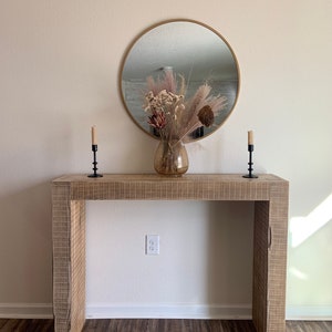 Rustic Cypress console/entryway table image 1