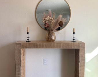 Rustic Cypress console/entryway table