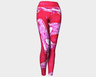 Células óseas histología yoga leggings Hecho a mano medias de alta calidad Medical Science microscopio enfermería biología original impreso chic geek desgaste