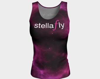 StellaFly Gear - Nuevo para la camiseta de calentamiento 2020 en impresión 'Galaxy'. Para correr, yoga, entrenamientos o ropa casual