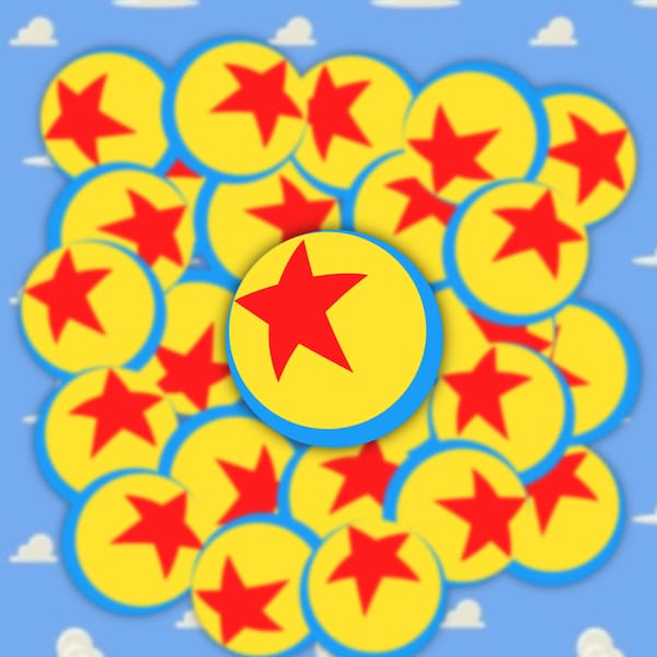 Pixar Ball Inspired Sticker | Disney Inspired Stickers | DCP Sticker | Disneyland Style Sticker | Kids Stickers | WDW Stickers