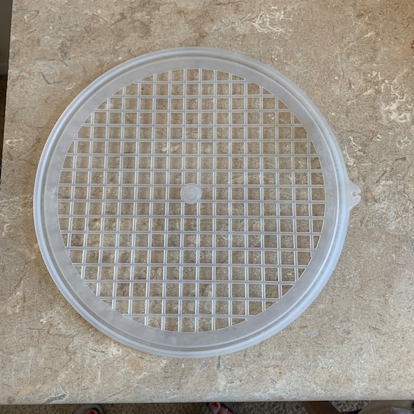 Tupperware 516 Replacement Grid Strainer Mesh Flow Thru Colander 9 “ Fits 339 Bowl Replacement