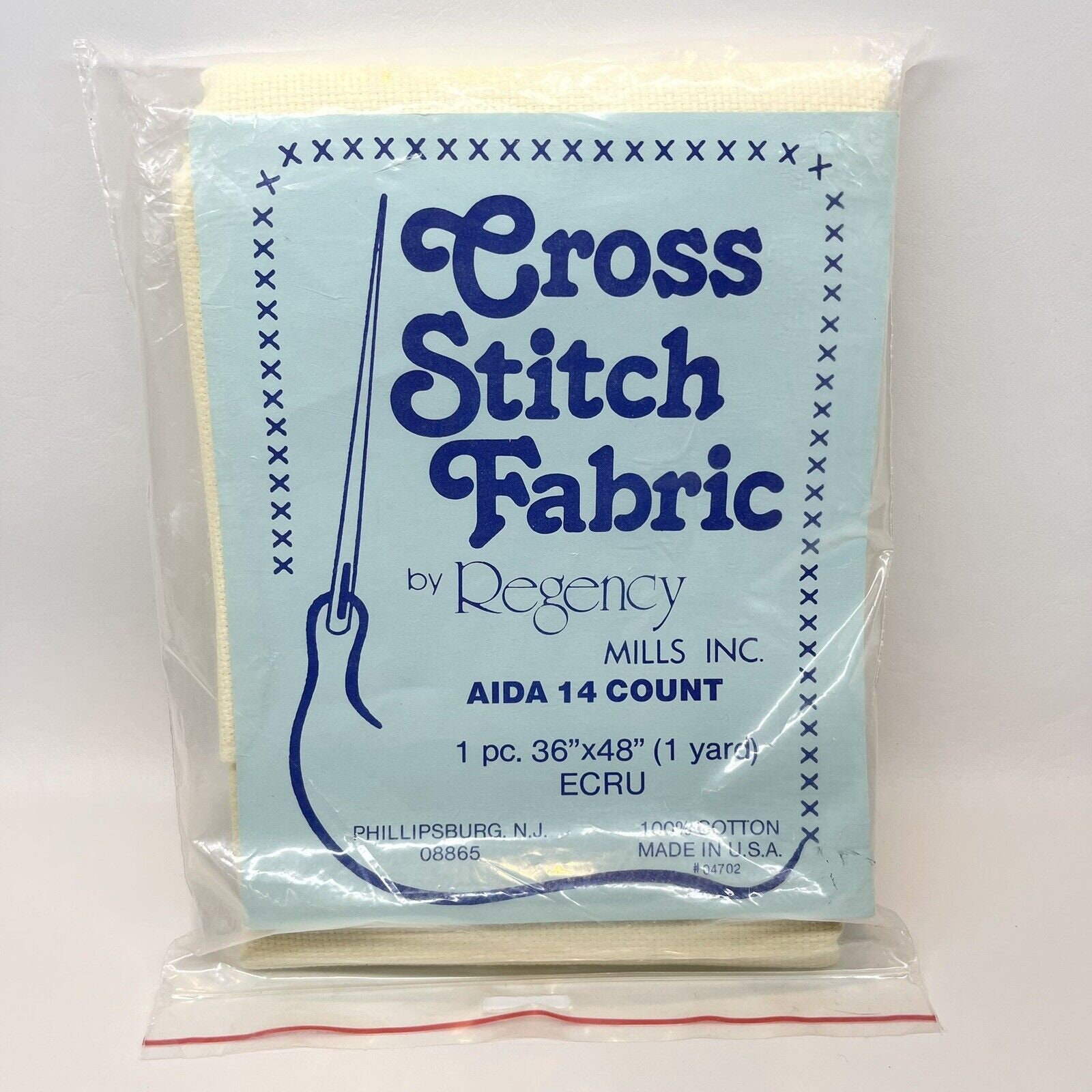 DONMON Aida Cloth 18 Count Cross Stitch fabric,1928inch (18ct, Black)