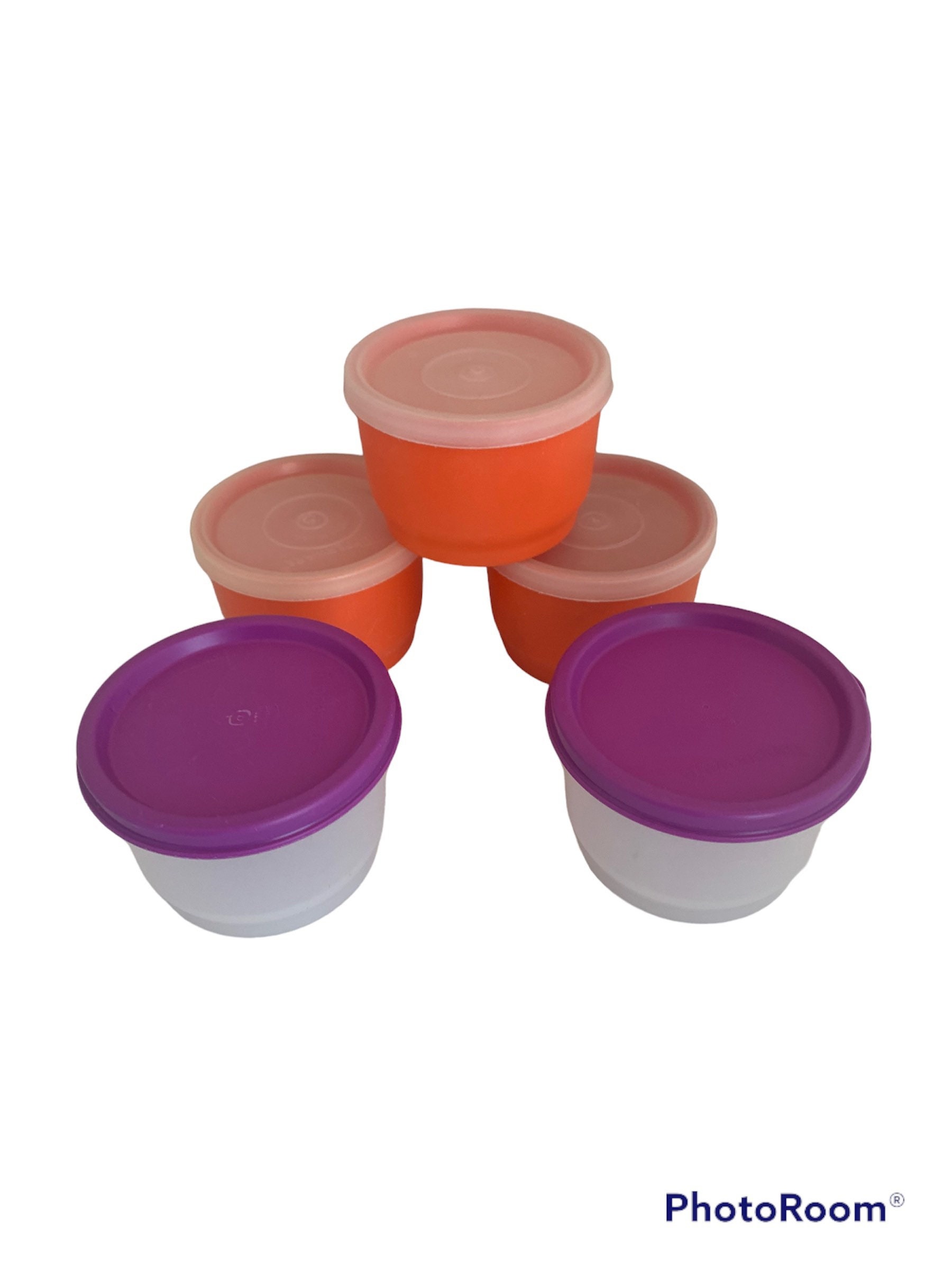 Tupperware Lot of 3 G, #297 Seals, 16 Oz Tumbler, Snack Cups Replacement  Lids 3