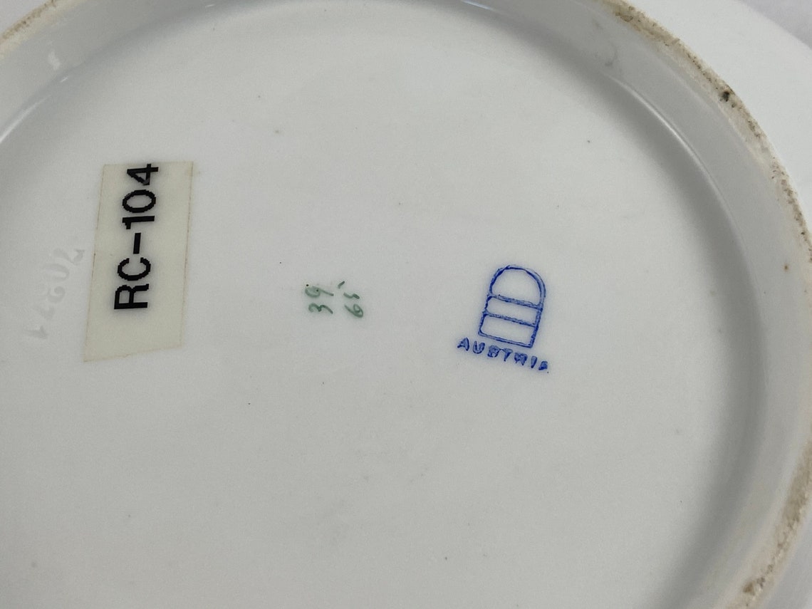 Antique Austria Beehive Mark Hand Painted porcelain portrait Etsy