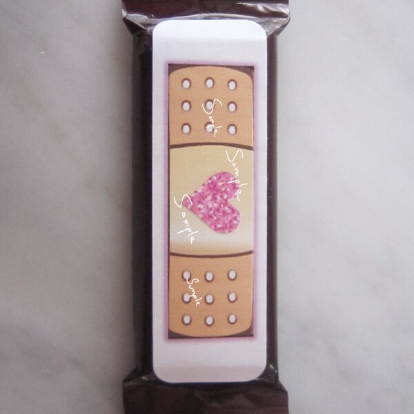 SALE: Doc Mcstuffins Birthday Party BANDAID STICKERS. Pops, Presents, Favors, Cup Cake Toppers. Doc McStuffin Party. Valentines Day. Disney