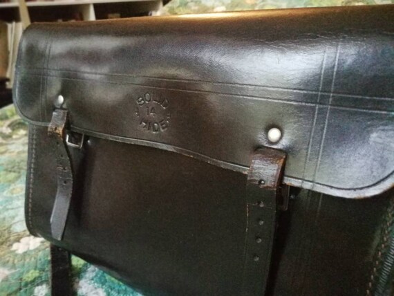 leather book satchel