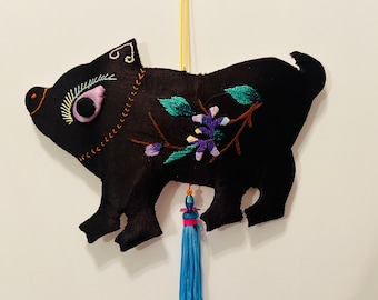 Handmade Chinese Zodiac Hanging Ornament-Pig