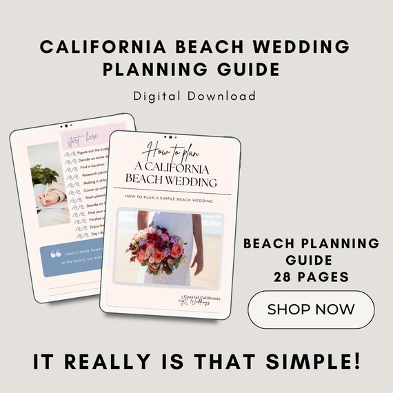Come organizzare un matrimonio in spiaggia in California Italia