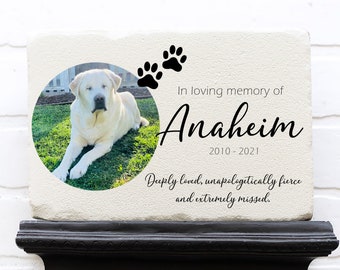 Pet Memorial Stone | Custom Pet Grave Marker | Memorial Garden Stone | Dog Memorial | Loss of Pet | Pet Sympathy Gift | Grave Stone | Cat