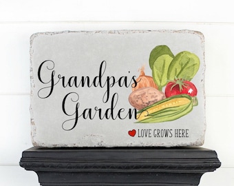 Grandpa's Garden | Grandma's Garden | Mother's Day Gifts | Father's Day Gifts | Garden Decor | Gift for Grandfather | Mimi's Papaw's Garden