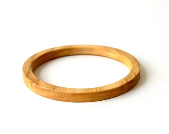 Maple wood bracelet, Minimalist wood bracelet, Women bracelet wood, Gift for her