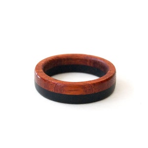 Anillo de madera, anillo de promesa para hombre, anillo de boda de madera, anillo de madera para hombre, anillos para mujer