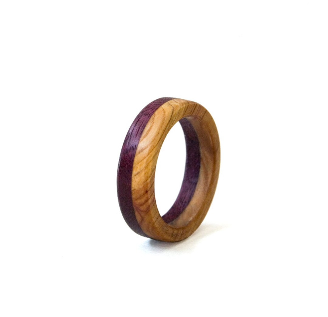 Wood Promise Rings Wood Ring Men, Promise Ring for Her, Wood Ring, Men Wedding Band ...