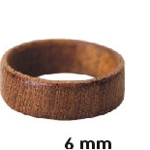 Ebony wood ring, Black wood ring, Wooden ring, Couples wedding bands, Ebony wood band, Engraved wedding ring, Black wedding band wood image 9