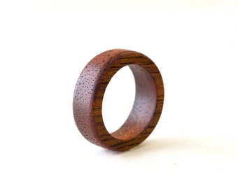 Mens promise ring, wood ring, male wedding band