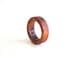 Class ring, wood ring, initial ring, mahogany ring 
