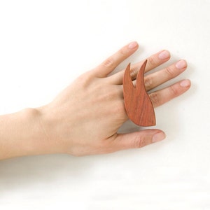 Unique ring, wood ring women, statement ring, wood ring, wooden rings for women