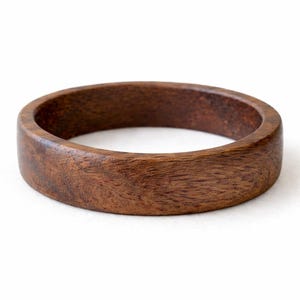 Walnut ring, Wooden ring, Male Wedding Band, Inside engraved ring, Mens wood ring, Couples wedding bands, Initial ring, Promise ring for him image 8