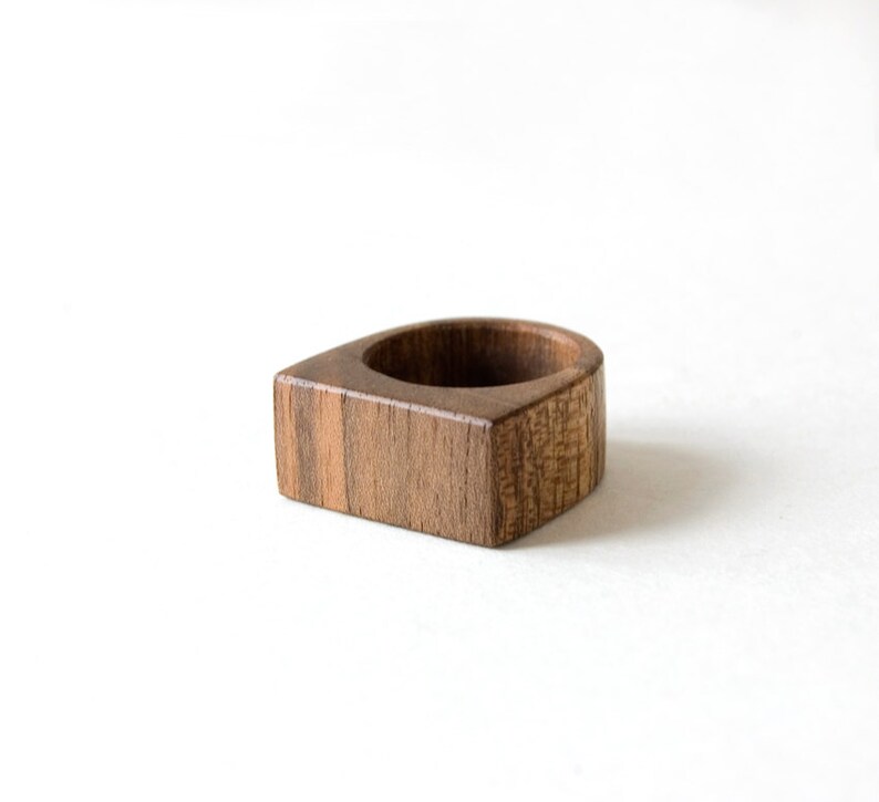 Wood Promise Rings Walnut Ring, Male Wedding Band Wood, Wood Ring With Engraving, Wood ...