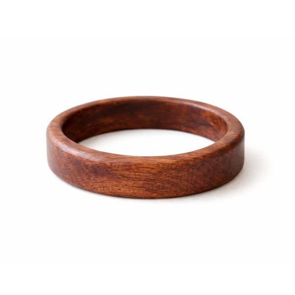 Class wood ring, Wooden wedding band, Initial ring men, Mahogany wood ring, Couples ring, Wood ring men, Custom engraved ring, 5 anniversary