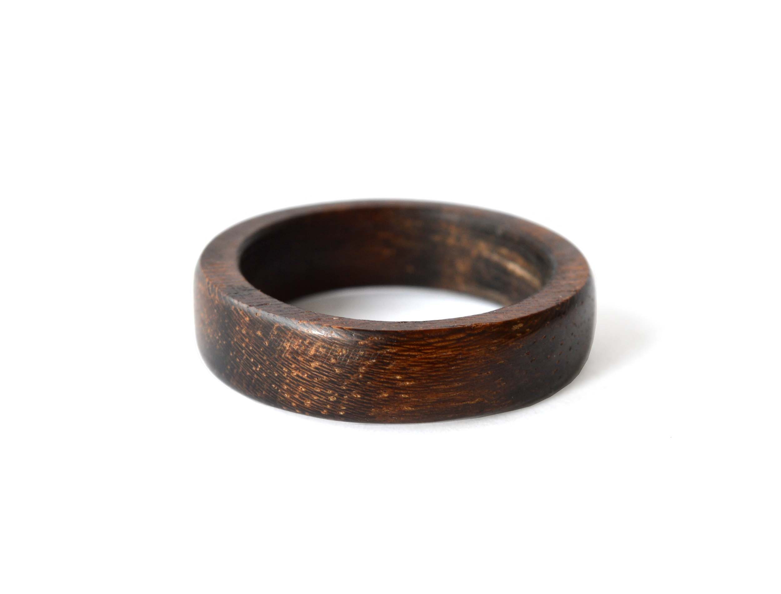 Wood Promise Rings Ziricote Wood Ring, Mens Wedding Ring Wood, Wood Ring With Engraving ...