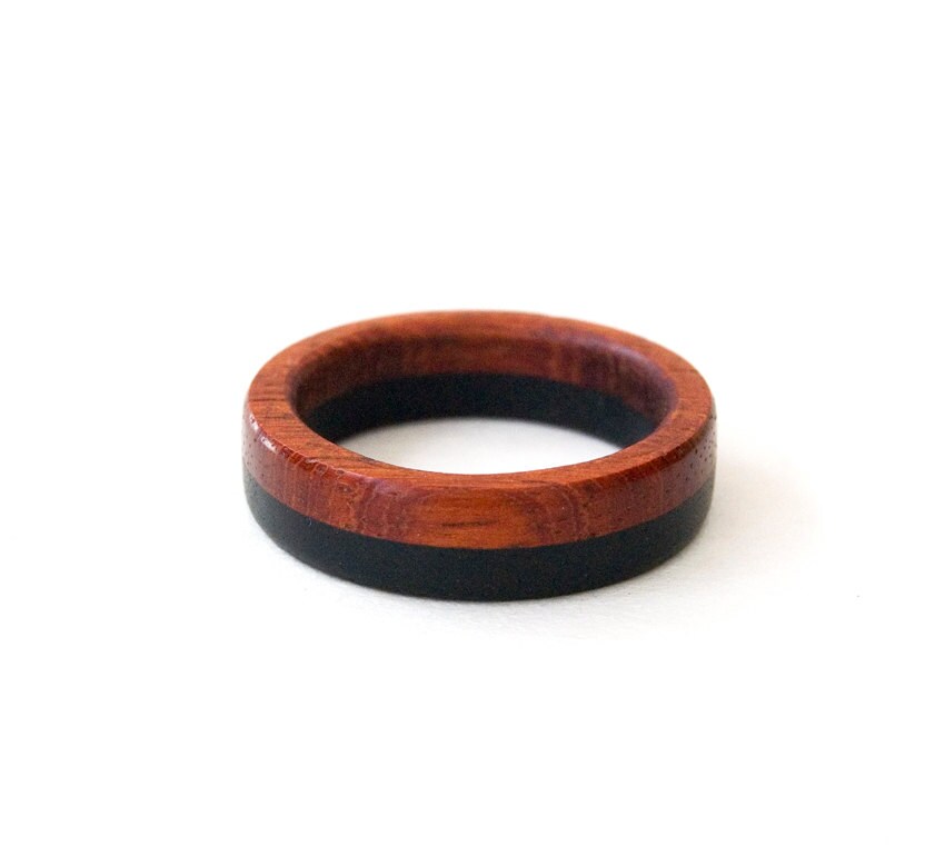 Wood Promise Rings Wood Wedding Band, His and Hers Rings, Promise Ring Set, Wood Ring - Etsy