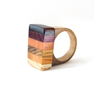 Wood ring, unique ring, nature ring, wooden rings for women, wooden wedding ring