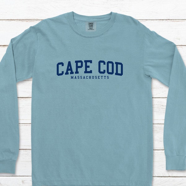 Comfort Colors Cape Cod Massachusetts long sleeve t-shirt