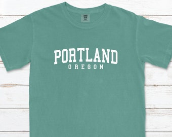 Comfort Colors Portland Oregon short sleeve t-shirt