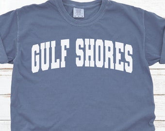 Alabama T-shirt Retro Gulf Shores AL Shirt Retro Mens Womens T-Shirts 70s 80s Vintage Style Gulf Shores